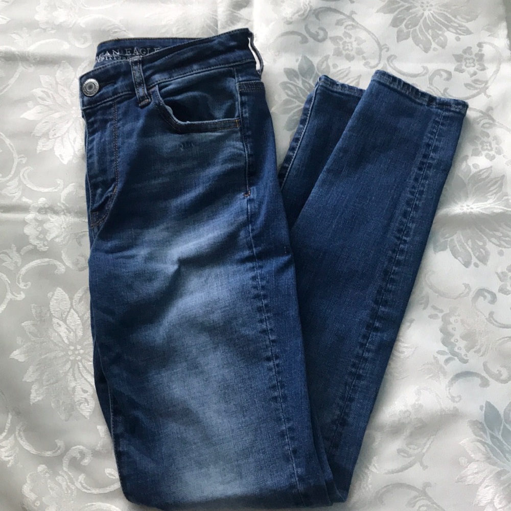 american eagle skinny jeans dark wash